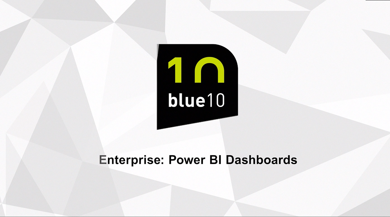 Blue10 - Enterprise: Power BI Dashboards